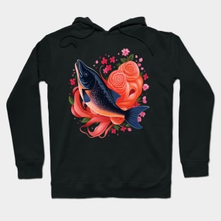 Salmon Valentine Day Hoodie